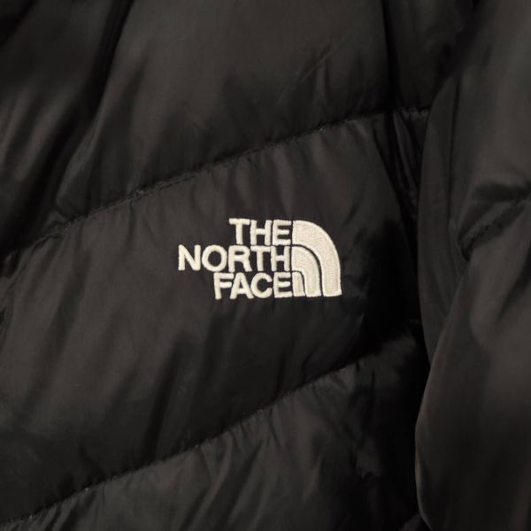 ノースフェイス　THE NORTH FACE　ダウンジャケット　ロング　M　ブラック　Aライン　600フィル　アウトドア　アウター　レディース_画像2