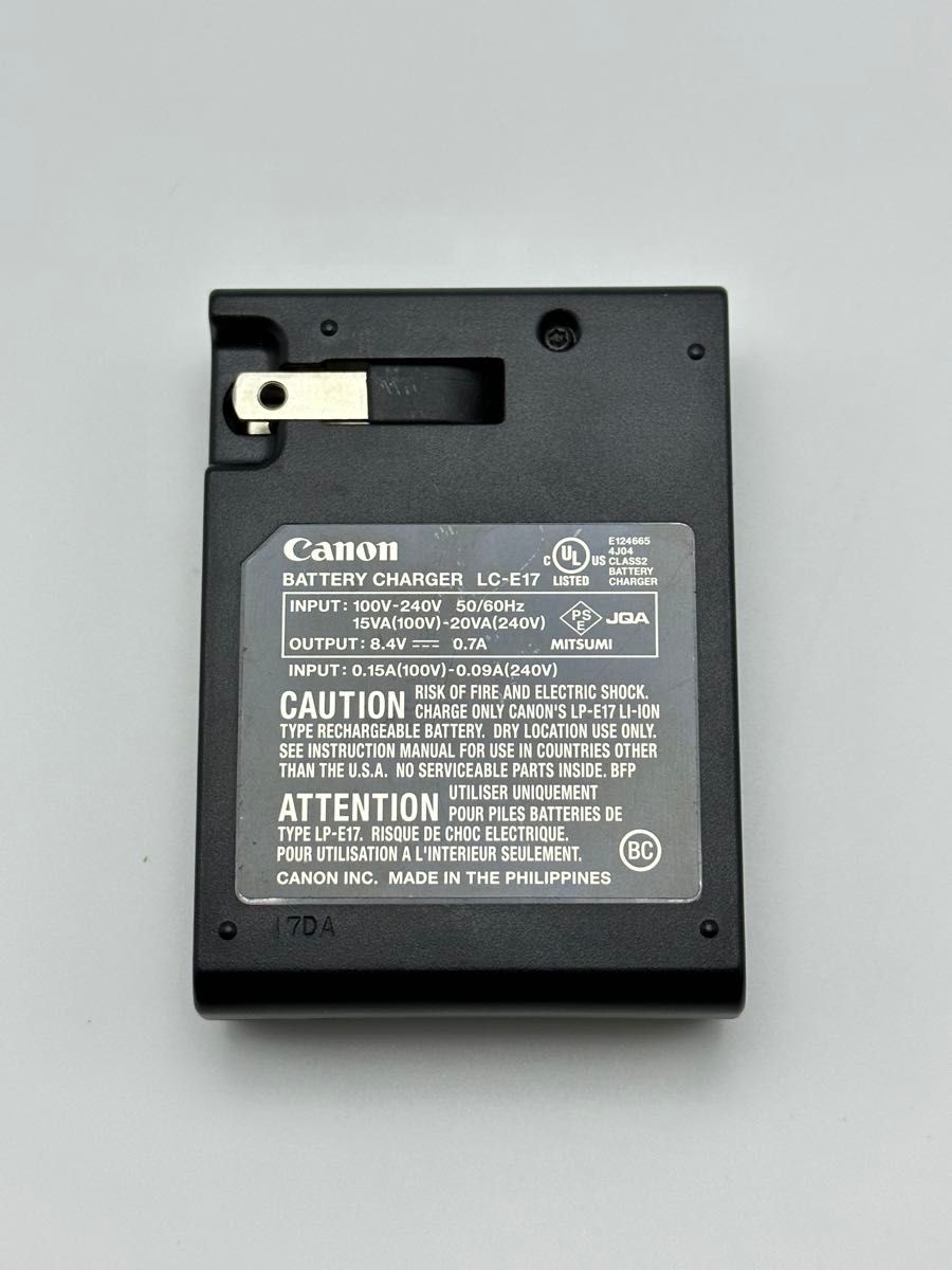 Canon キャノン バッテリーチャージャー LC-E17