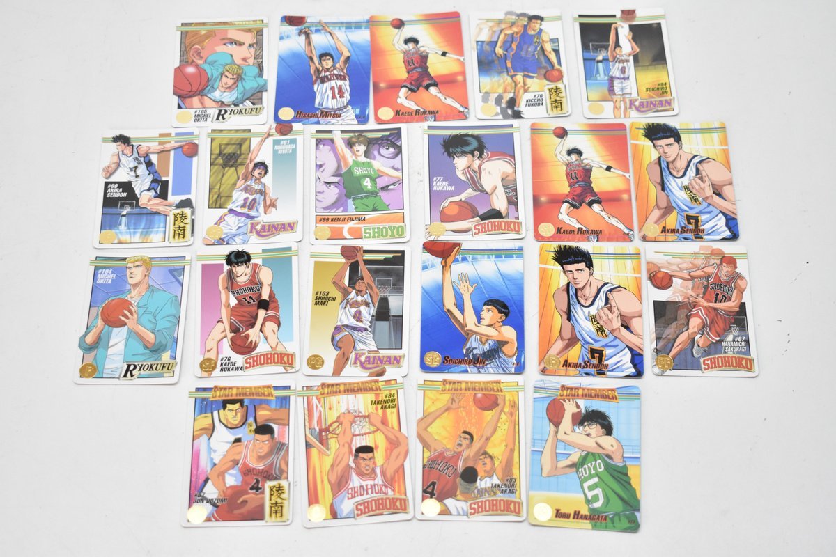 バンダイ スラムダンク カードダス まとめて[BANDAI][From TV animation][SLAMDUNK][桜木花道][流川楓][水戸洋平][レトロ][当時物]H_画像7