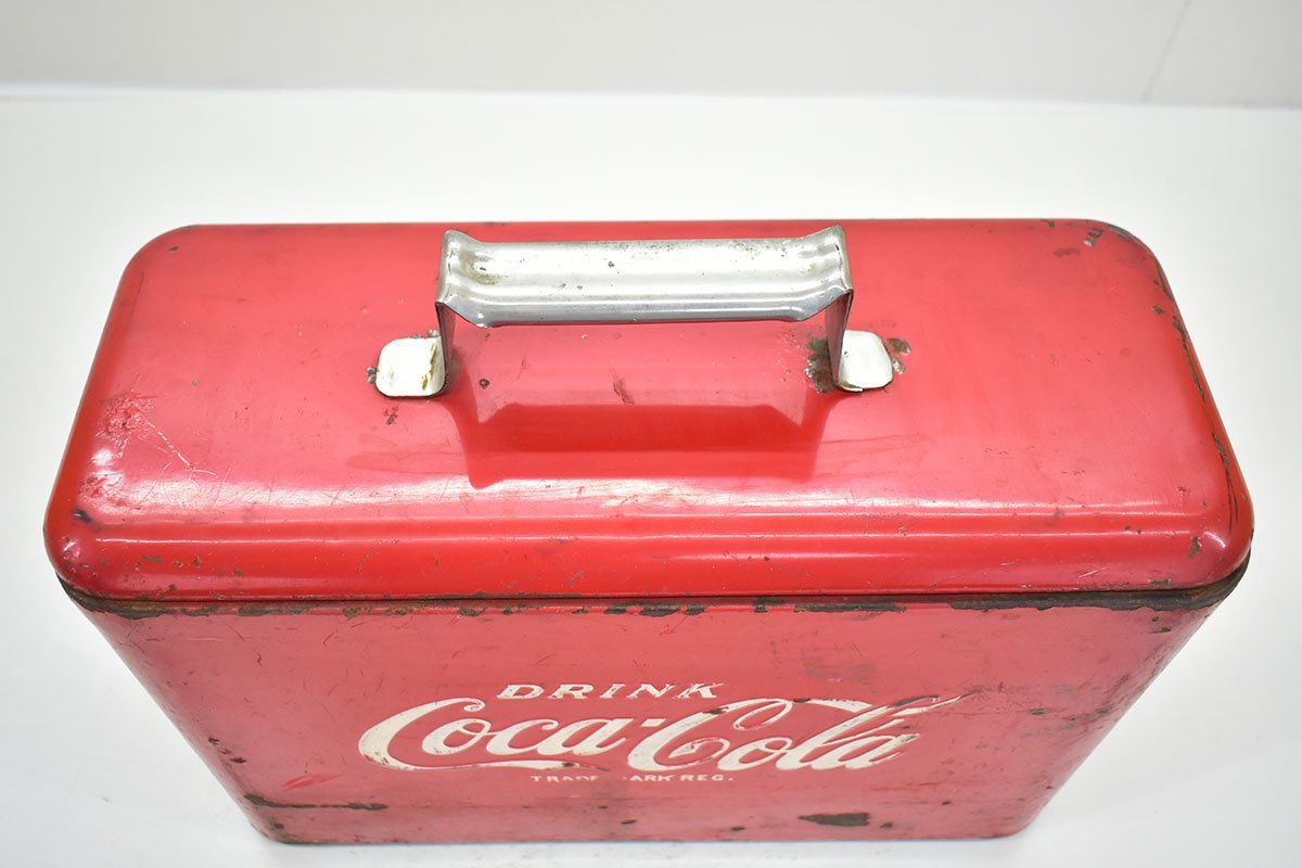 ビンテージ コカコーラ スチール クーラーボックス[COCA COLA][DRINK][メタルクーラー][50s][60s][アンティーク][昭和レトロ][当時物]39M_画像6