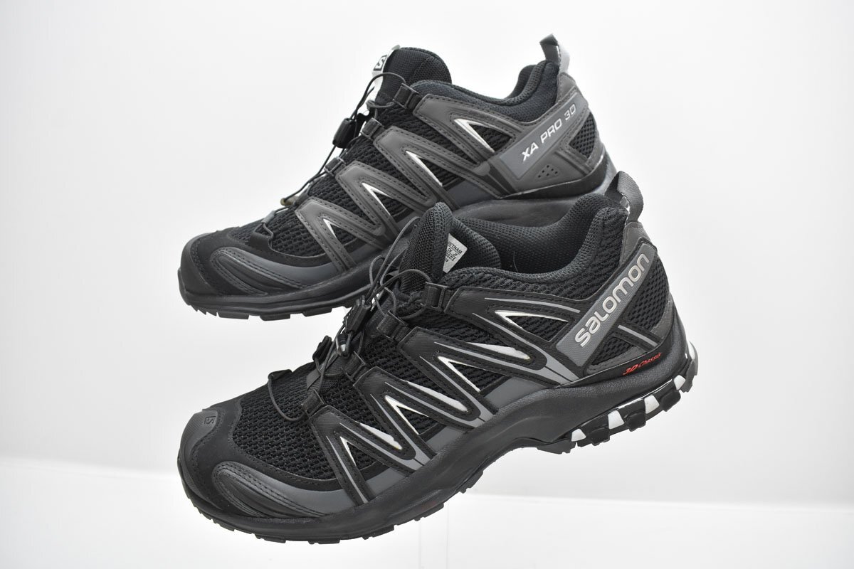 Salomon XA PRO 3D TRAIL RUNNING 27.5cm 黒 [145464][サロモン][ortholite][トレイルランニングシューズ][スニーカー]_画像1