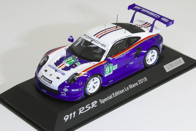 スパーク 特注 1/43 ポルシェ 911 991 RSR #91 2018 ル・マン 24時間