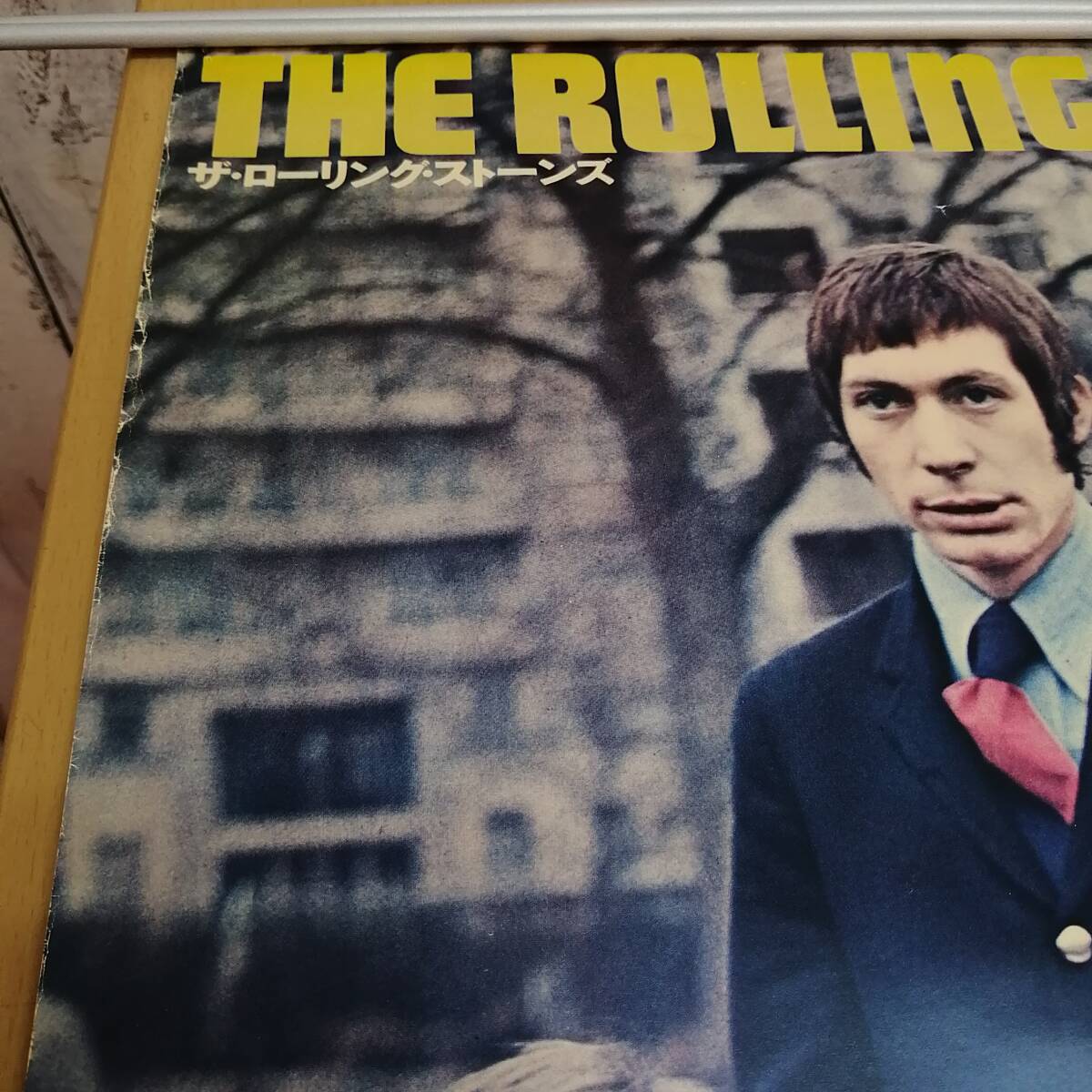 ○24031408　古いポスター　ローリング・ストーンズ　The Rolling Stones　64.5cm×51.5cm　LONDON RECORDS　定形外発送_画像2