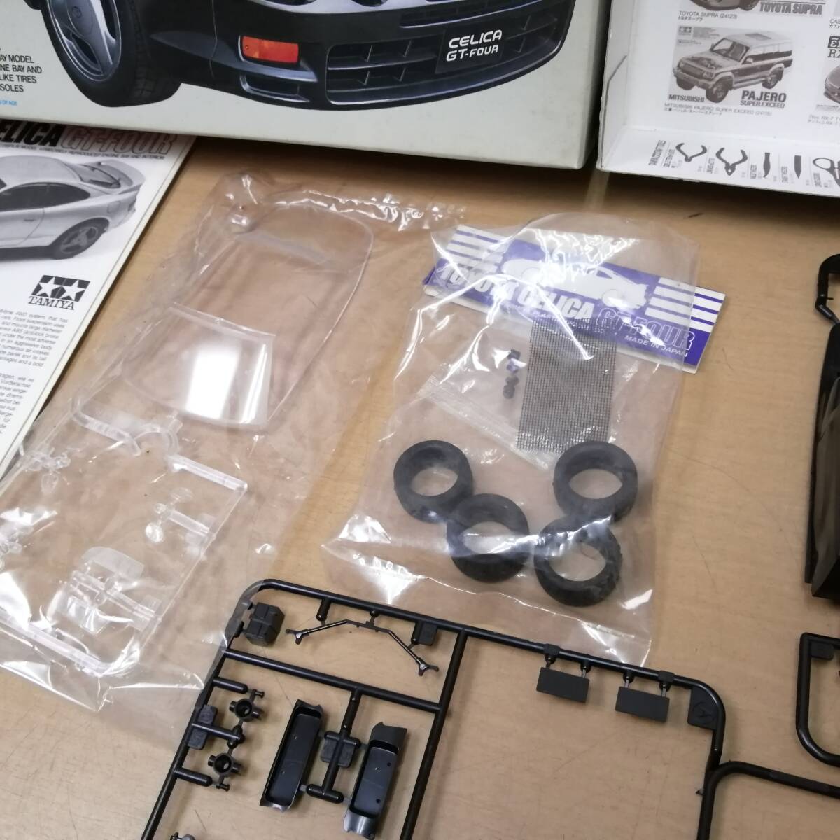 ◎24032507 プラモデル TAMIYA TOYOTA CELICA GT-FOUR トヨタ・セリカGT-FOUR ボディ無し 箱入り 保管品の画像5