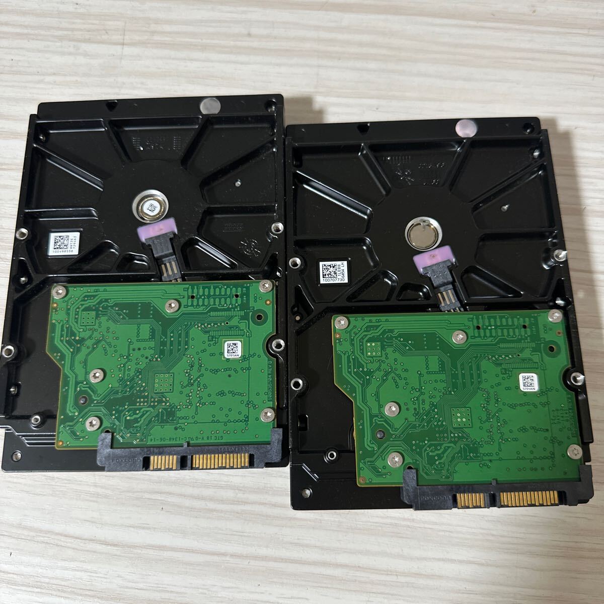 二枚セット:Q5/6:◇動作保証◆使用0時間 /薄型/Seagate SATA 3.5インチHDD SATA 500GB ST500DM002