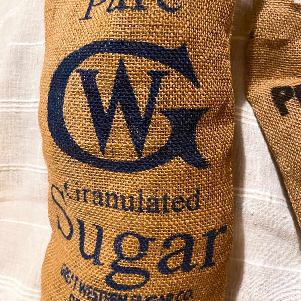 *SALE! Jute Bag jute сумка Mr.PEANUTS Sugar 2 шт. комплект! Mr. Peanuts смешанные товары Ame игрушка интерьер Vintage античный 