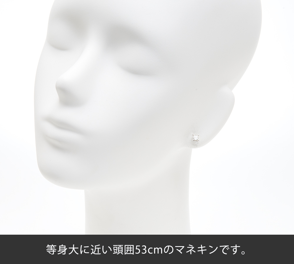 ティファニー プリンセス ダイヤモンド0.61/0.60ct プラチナ950 ピアス【中古】_画像5