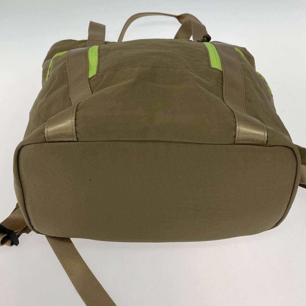 INDIVI Indivi 2-way tote bag / beige × green lady's 