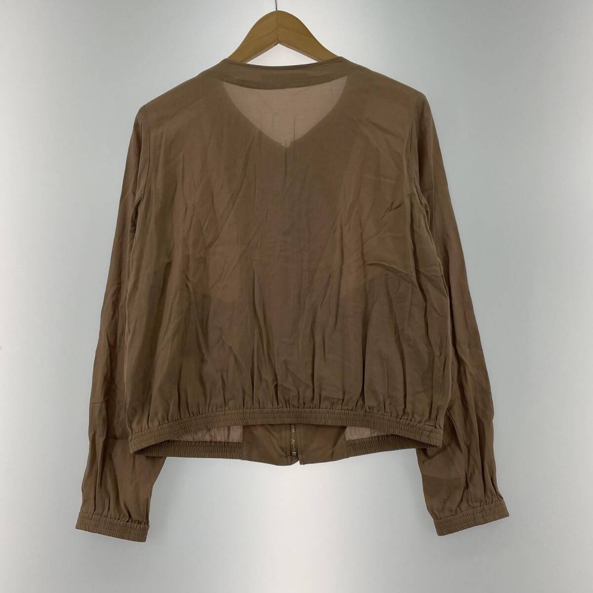 yu. пачка OK UNTITLED Untitled блузон жакет size3/ оттенок коричневого женский 