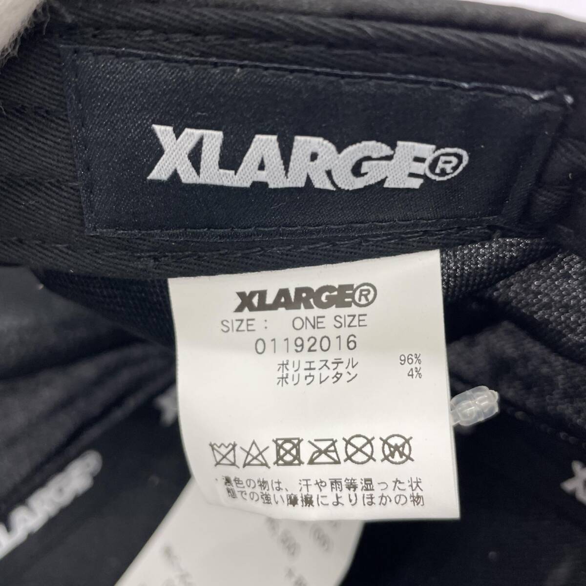 美品 XLARGE エクストララージ タグ付き キャップ sizeONE/黒 レディース_画像6