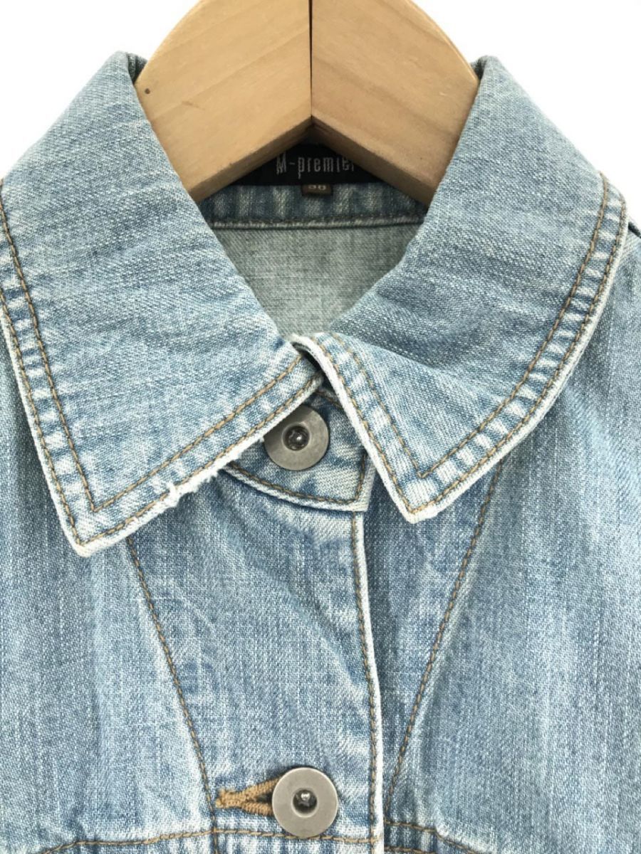 M-PREMIER M pull mieG Jean Denim jacket size38/ light blue #* * ebc6 lady's 