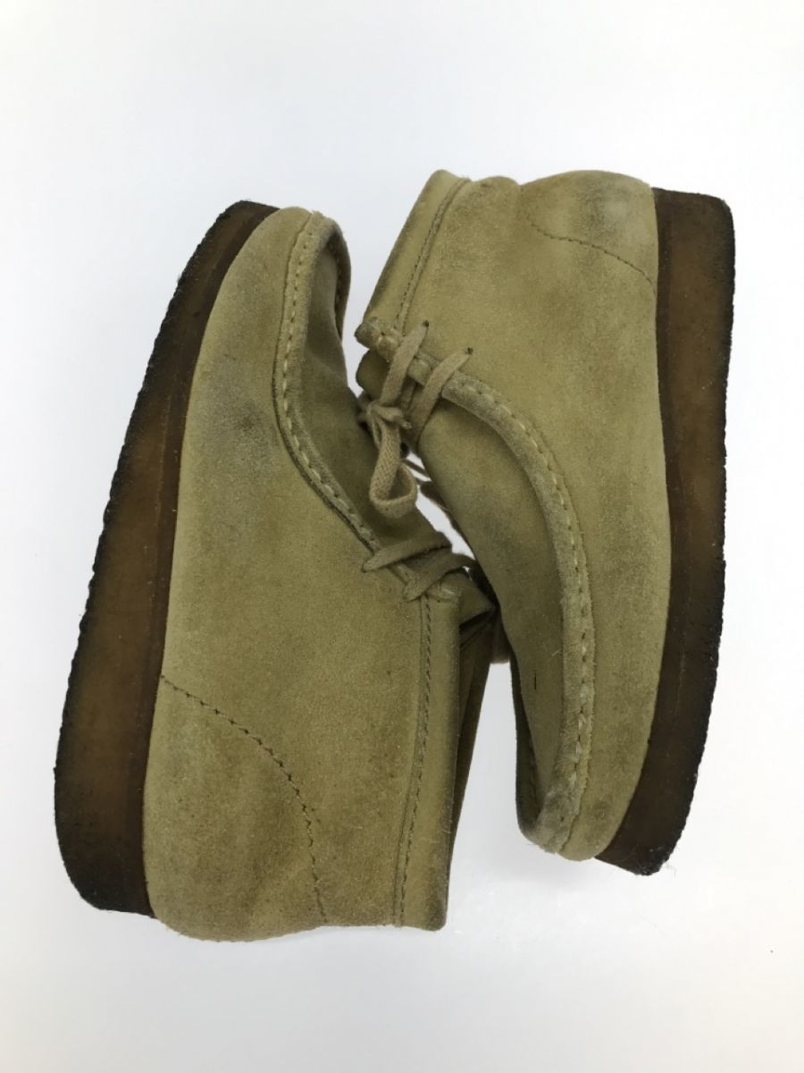 clarks クラークス ワラビー ブーツ sizeEU40/ベージュ ◇■ ☆ dlb8 メンズ_画像4