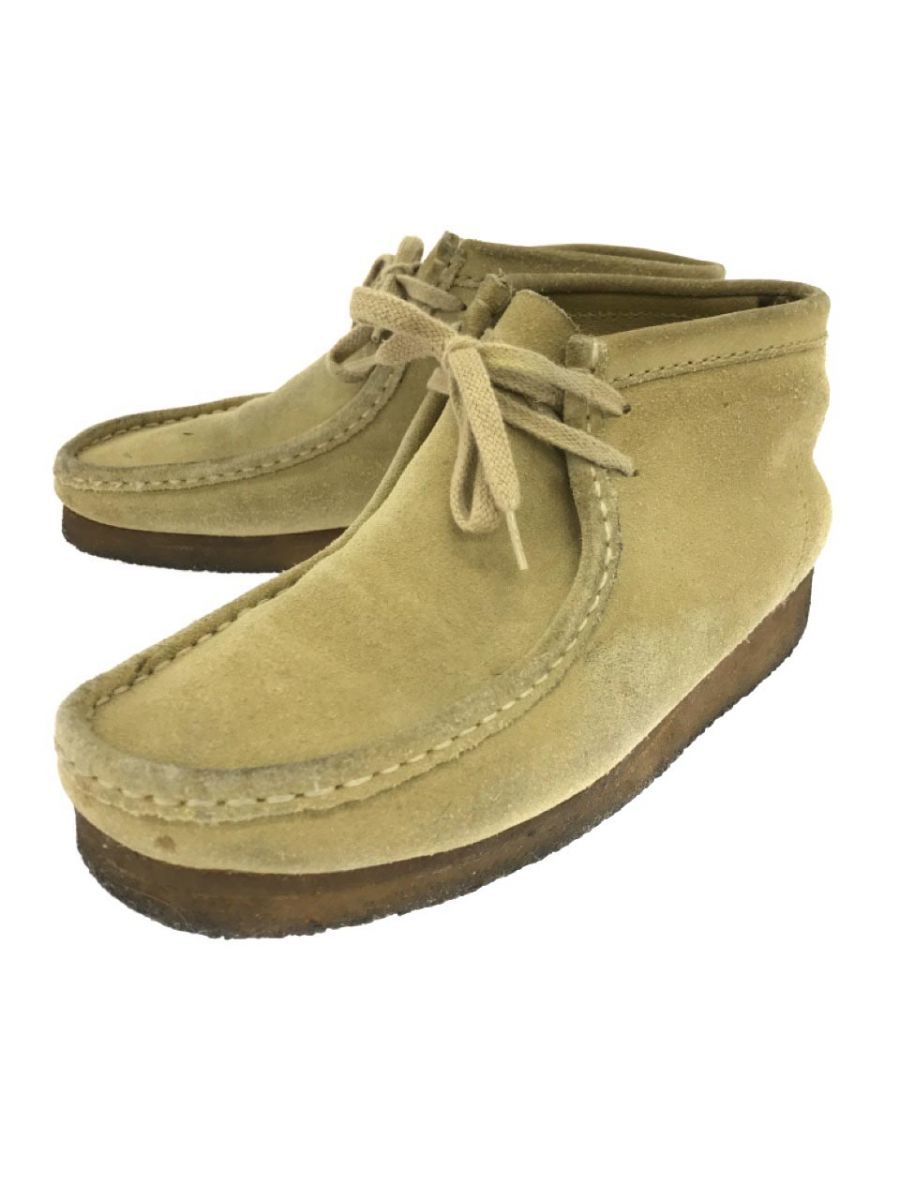 clarks クラークス ワラビー ブーツ sizeEU40/ベージュ ◇■ ☆ dlb8 メンズ_画像1