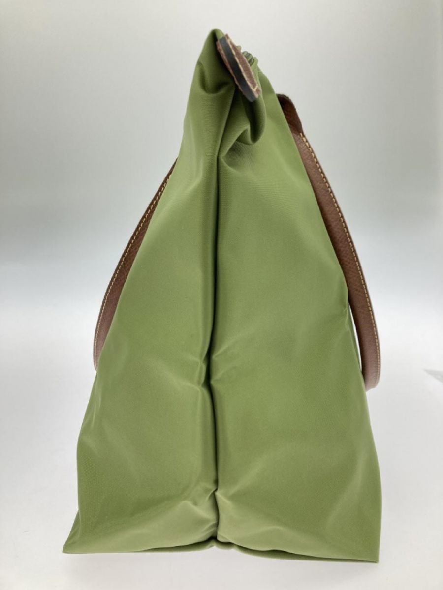 LONGCHAMP ロンシャン トート バッグ 緑 ■■ ☆ ebc6 レディース_画像4