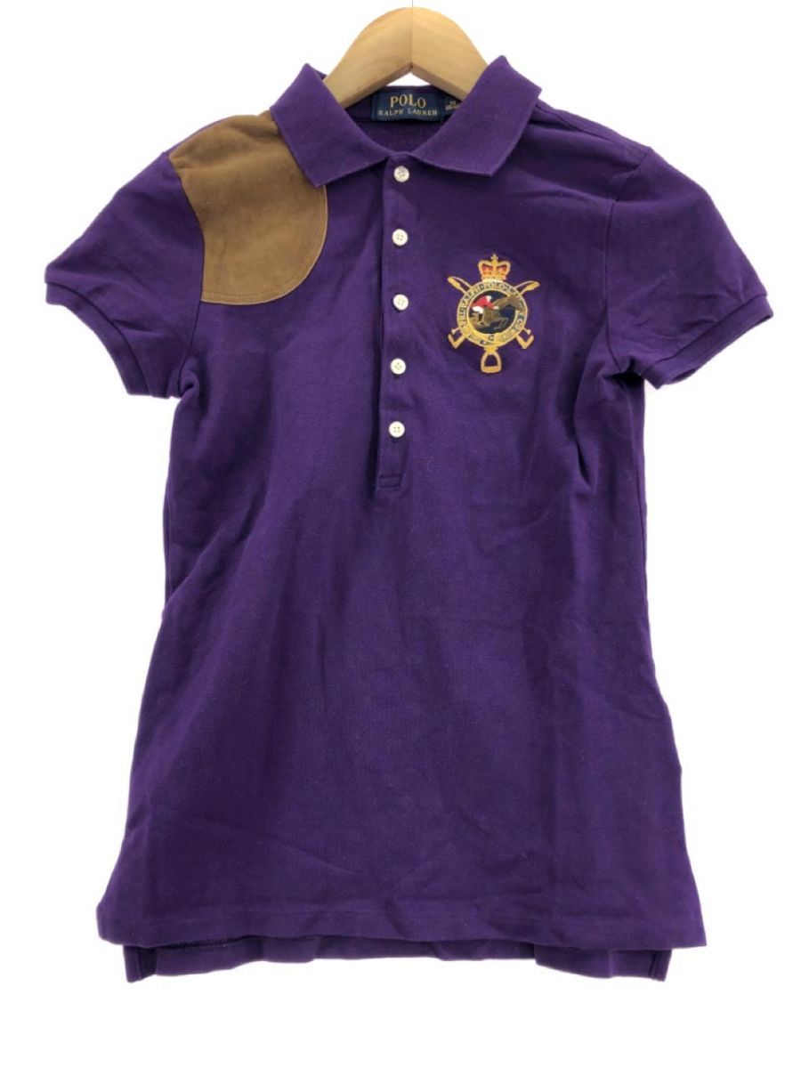 ゆうパケットOK POLO RALPH LAUREN ポロ ラルフローレン ポロシャツ sizeXS/紫 ■◆ ☆ ebc6 レディース_画像1