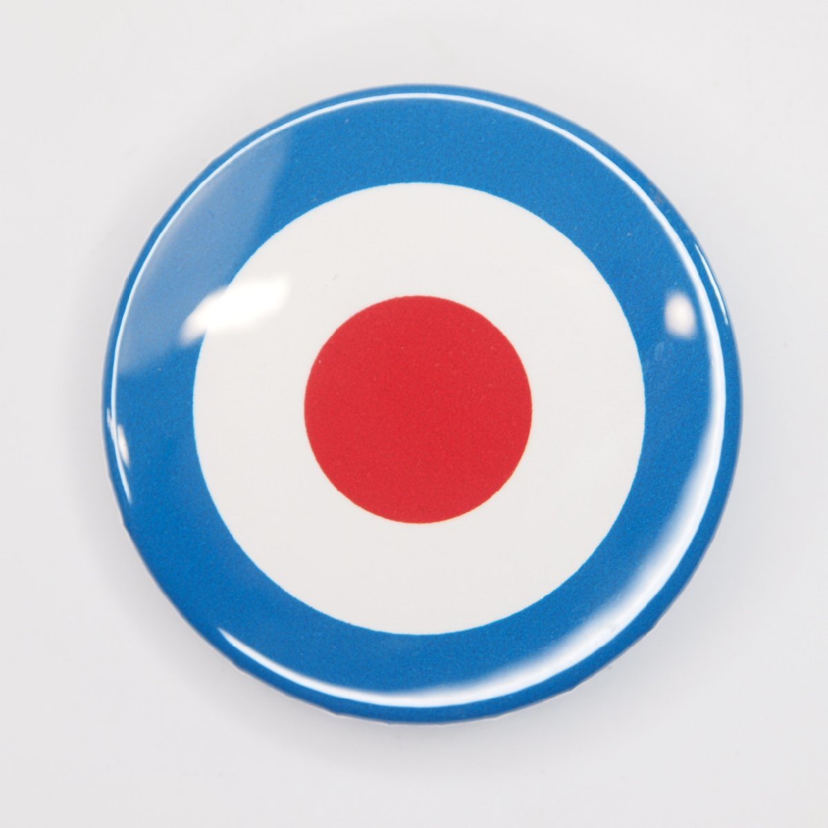 Button badge 40mm MOD Target 缶バッジ ターゲットマーク Vespa Lambretta ベスパ ランブレッタ 50S 100 ET3 GTR RALLY PX200E 160GSの画像1