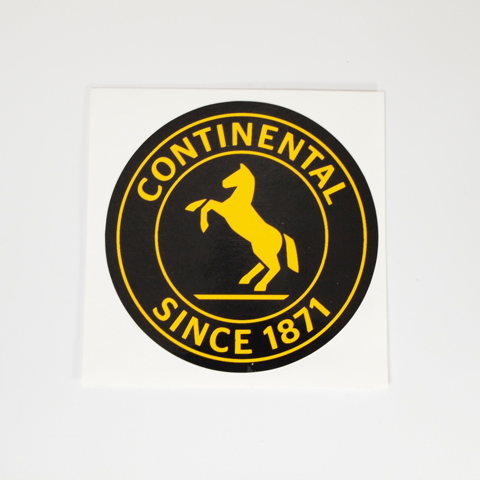 Sticker CONTINENTAL logo コンチネンタル ホース ロゴステッカー HORSE VESPA ベスパ Lambretta ランブレッタ_画像1