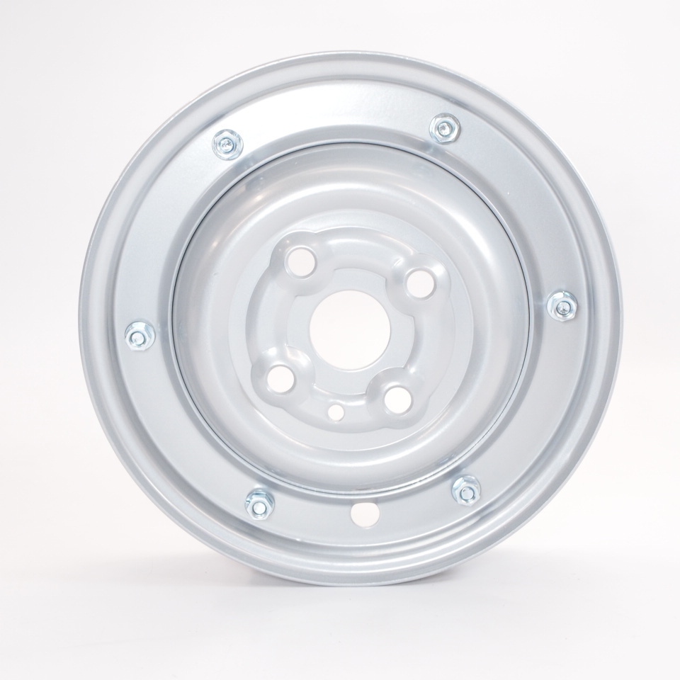 Wheel rim -F.A.ITALIA 1.80-9 inch - Vespa (type 50N 9 inch - 4 inner holes) - grey ベスパ 50N 50L 50R 用 9インチホイール_画像3