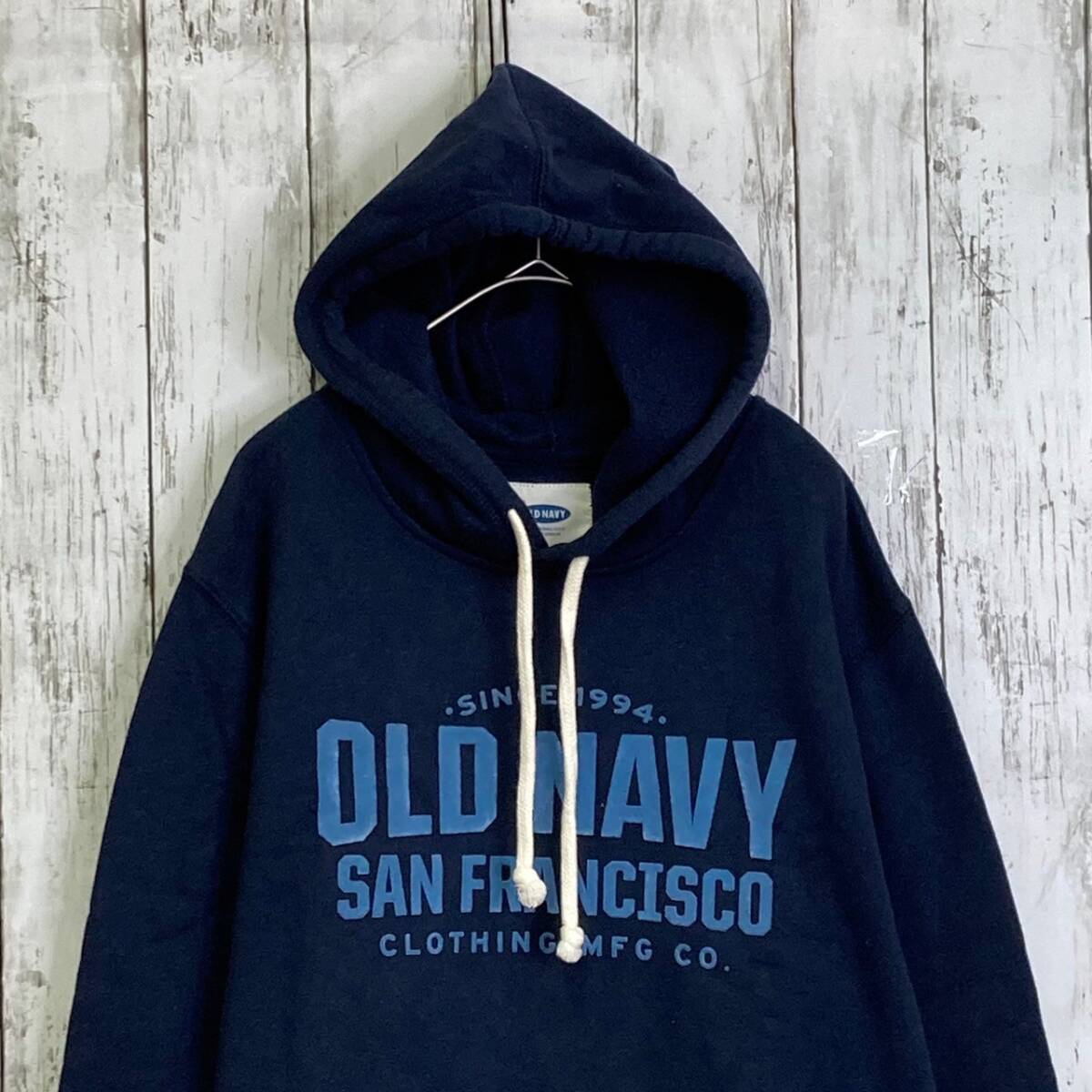 OLD NAVY★オールドネイビー★メンズ ロゴ パーカー★サイズM　85-55_画像3