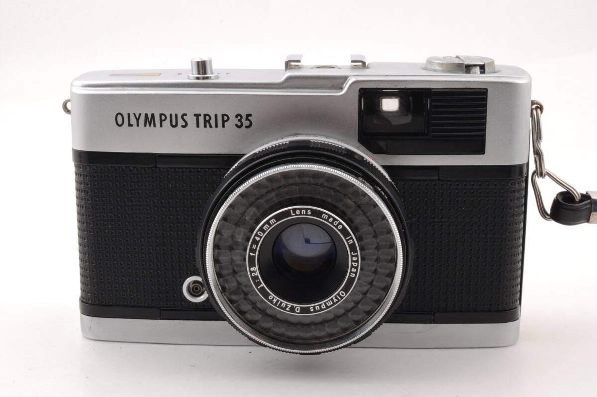 赤ベロOK 動作品 オリンパス OLYMPUS TRIP 35 レンジファインダー コンパクトフィルムカメラ 管K6155_画像2