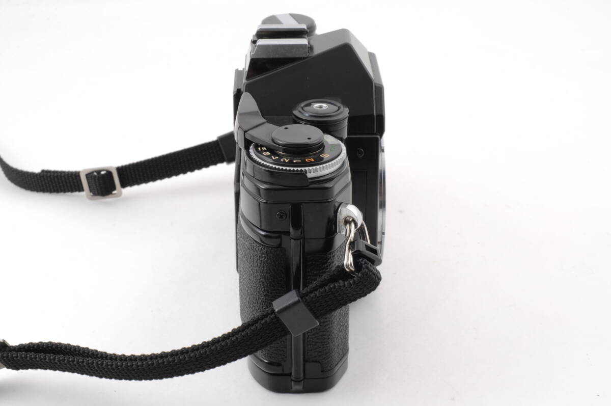 シャッター鳴き無し 動作品 キャノン Canon AE-1 ボディ 黒 ブラック MF 一眼レフ フィルムカメラ 管K6164_画像3