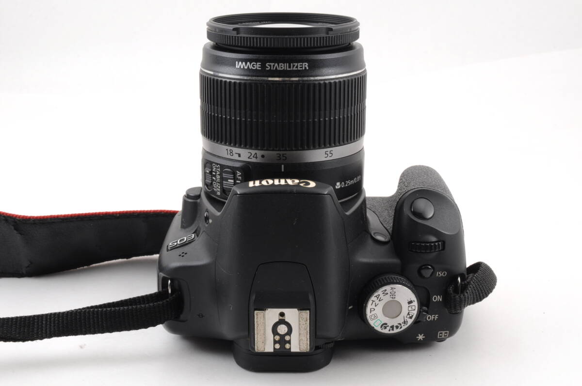 シャッター回数 1485回 動作品 キャノン Canon EOS Kiss X3 レンズ EF-S 18-55mm f3.5-5.6 IS デジタル一眼カメラ 箱 充電器付 管80K6153_画像5