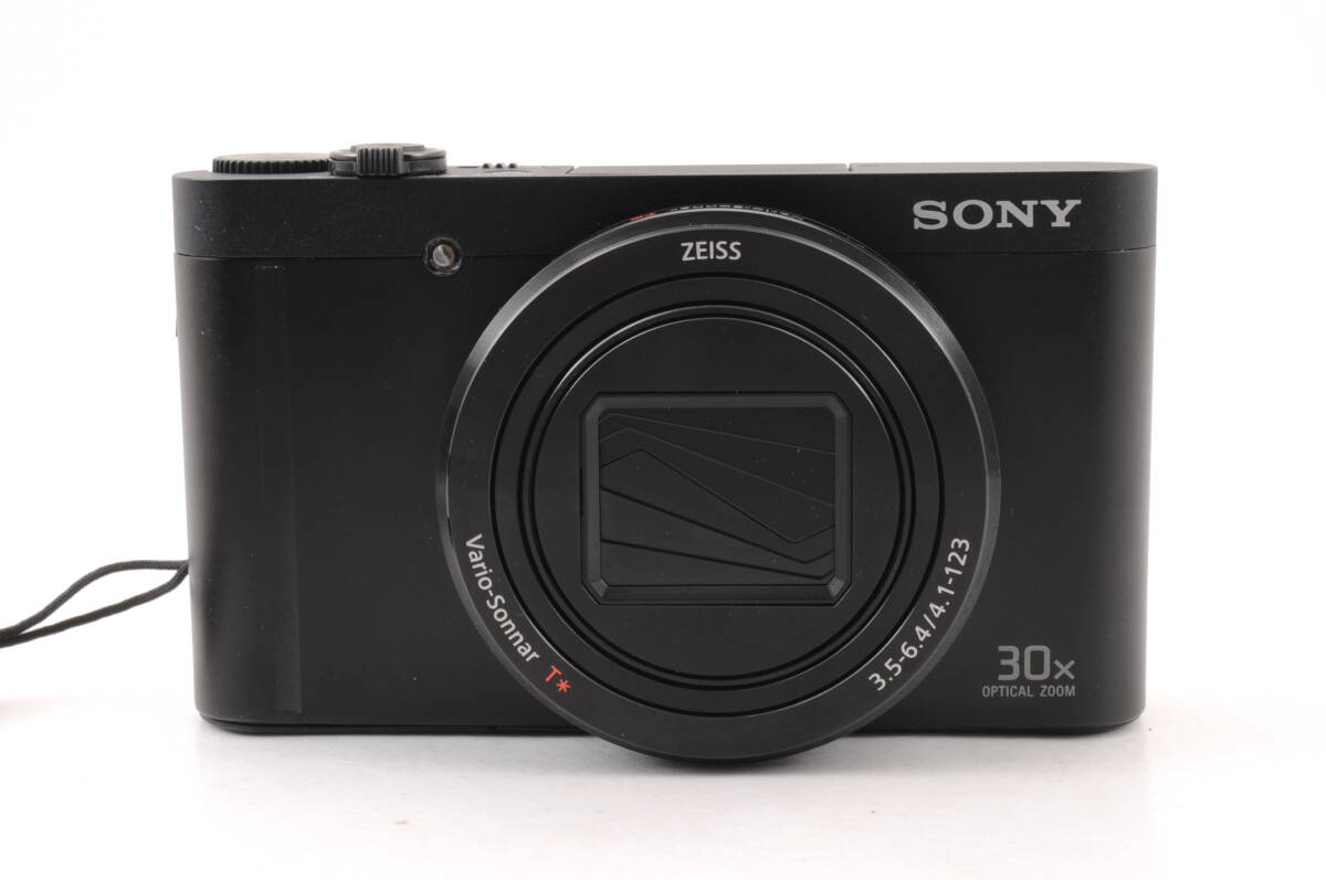 動作品 ソニー SONY Cyber-shot DSC-WX500 サイバーショット 黒 ブラック コンパクトデジタルカメラ 箱 取説 充電ケーブル付 管K6167_画像2