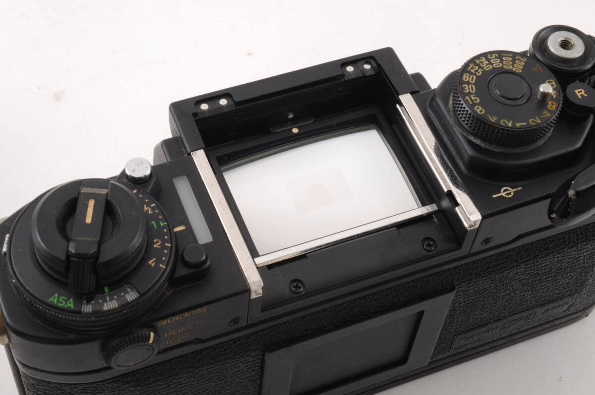動作品 キャノン Canon New F-1 ボディ アイレベルファインダー MF 一眼レフ フィルムカメラ 管K6347_画像10