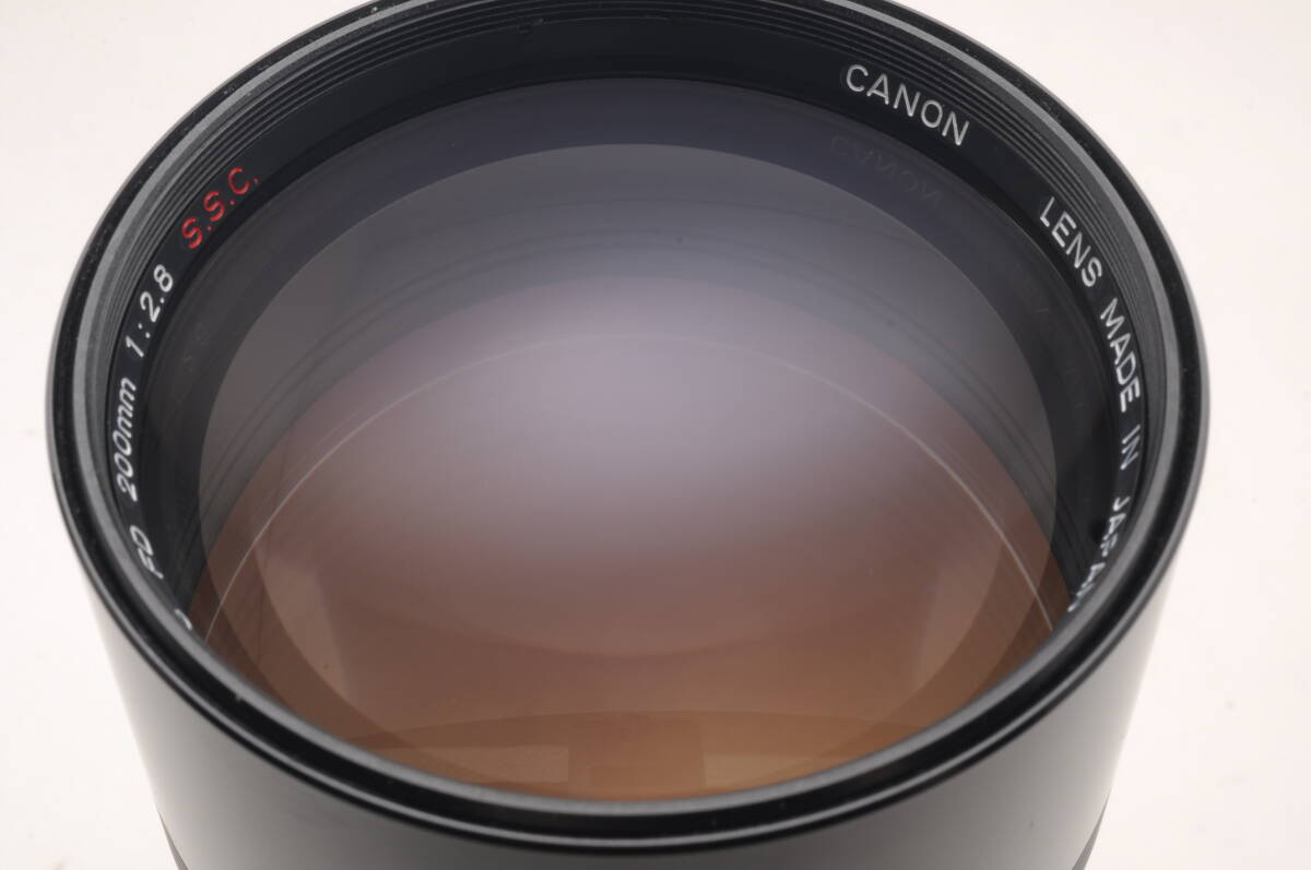 キャノン Canon FD 200ｍｍ f2.8 S.S.C. MF 一眼カメラレンズ 管K6352_画像8