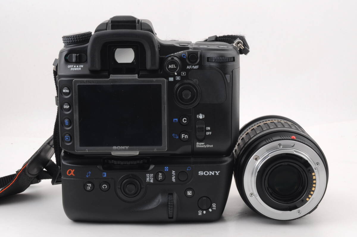動作品 ソニー SONY α700 DSLR-A700 レンズ TAMRON AF 17-50mm f2.8 デジタル一眼カメラ バッテリーグリップ VG-C70AM フード付 管K6369_画像8
