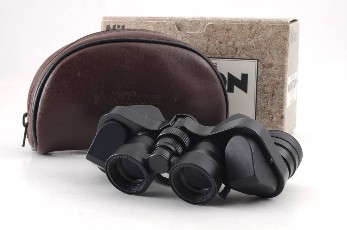  Nikon Nikon MIKRON 7×15 7° micro nSINCE 1917 black black binoculars box case attaching tube K6441