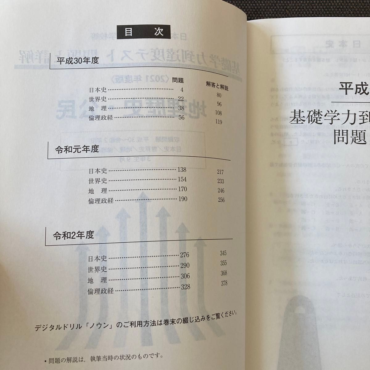 日本大学附属高校　基礎学力到達度テスト　問題と詳解2021年度版　地理歴史・公民　清水書院