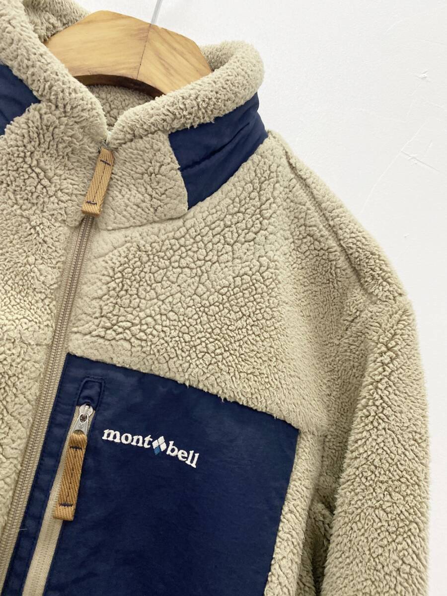 (T3632) MONT-BELL FLEECE JACKET フリースジャケット 52 メンズ L サイズ 正規品 _画像2