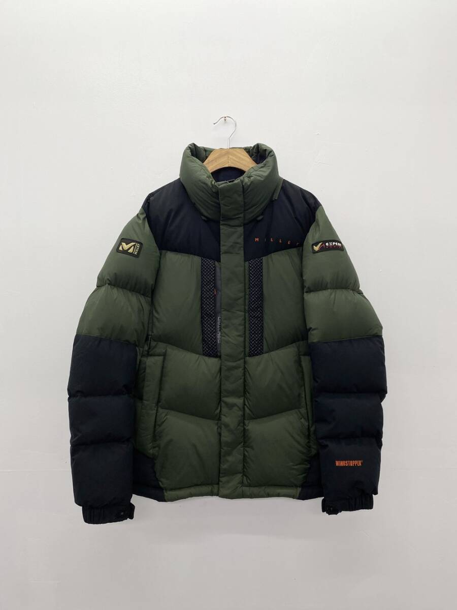 (T3745) MILLET WINDSTOPPER ダウンジャケット メンズ M サイズ 正規品_画像1