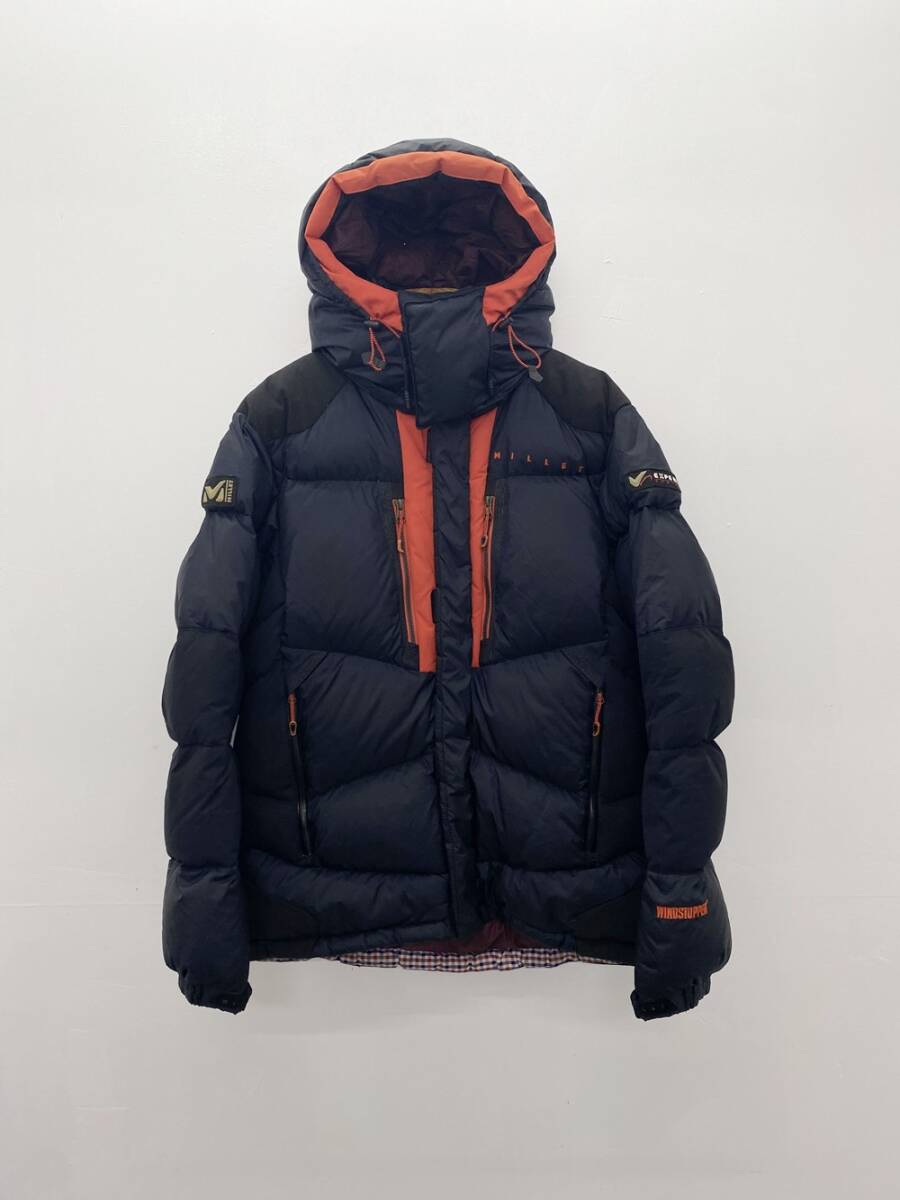 (T3969) MILLET WINDSTOPPER ダウンジャケット メンズ L サイズ 正規品_画像1