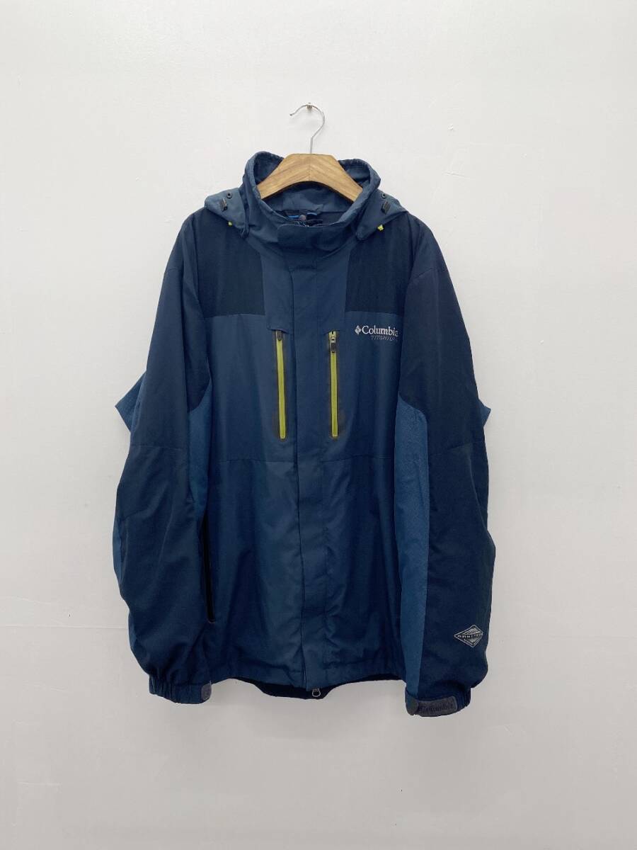 (T4307) COLOMBIA TITANIUM OMNI-TECH WINDBREAKER JACKET ウィンドブレーカー ジャケット メンズ XL サイズ 正規品 の画像1