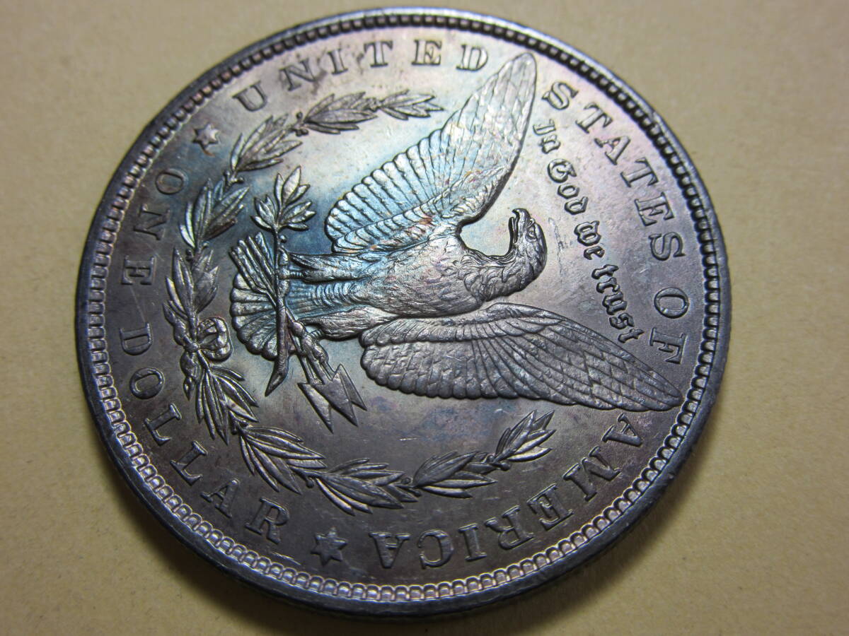 １５、アメリカ ONE DOLLAR銀貨 １９００年 ２６，８１ｇ 品位９００の画像7