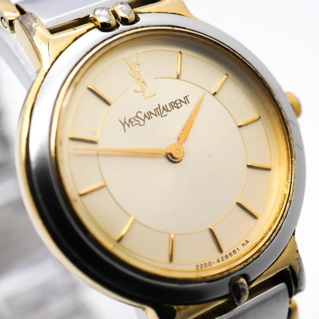 《希少》イヴサンローラン 腕時計 クラシック レディース ヴィンテージ x_画像4