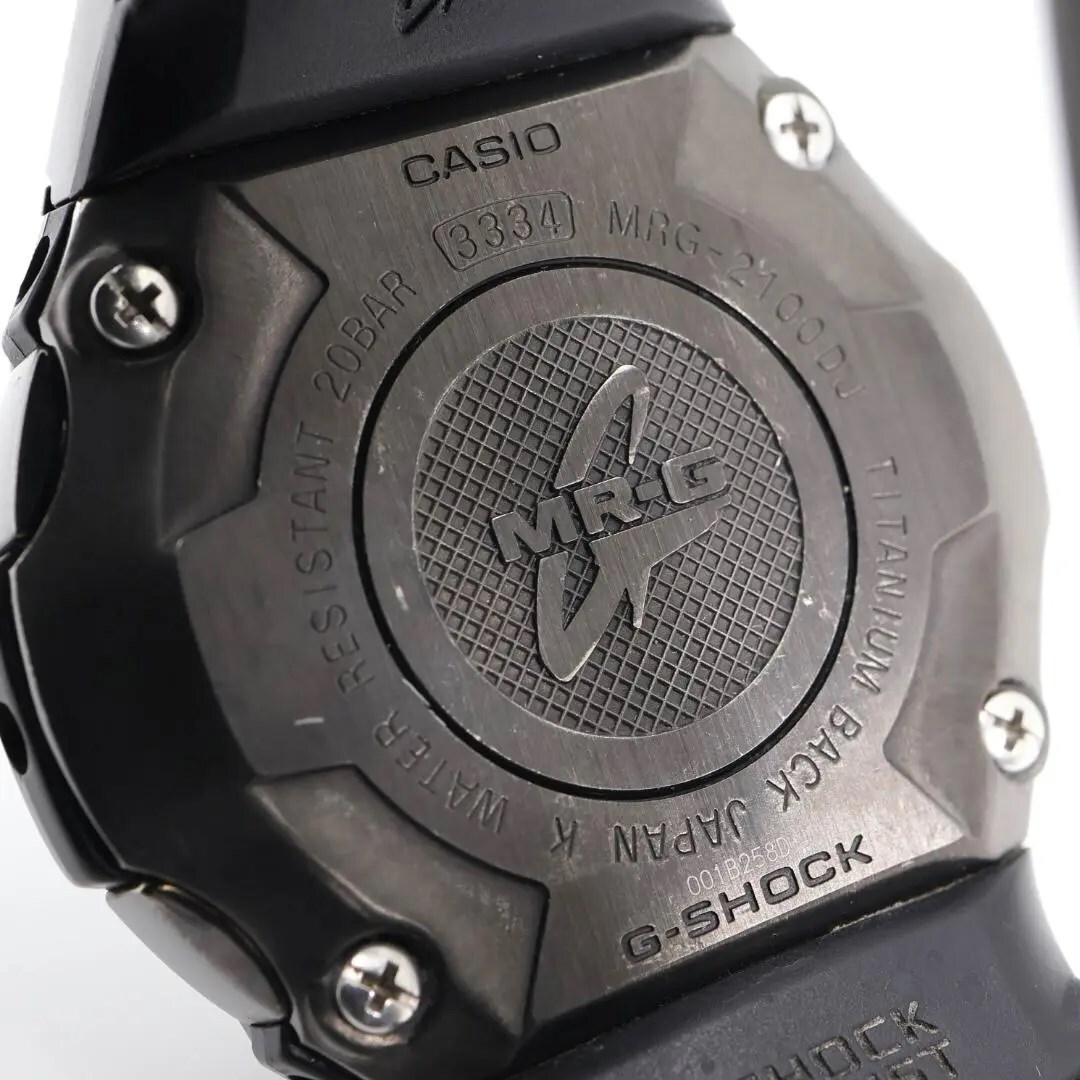 《希少》G-SHOCK MR-G 腕時計 ブラック アナデジ 電波ソーラーg