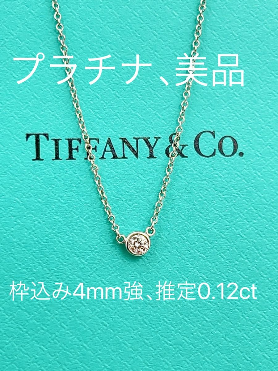 Tiffany ティファニー バイザヤード プラチナ ネックレス Tiffany ティファニー バイザヤード プラチナ ネックレス