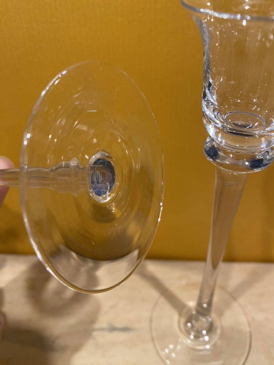 ヤコポ・ポーリ グラッパグラス1個とショットグラス2個セット 吹きガラスの画像9