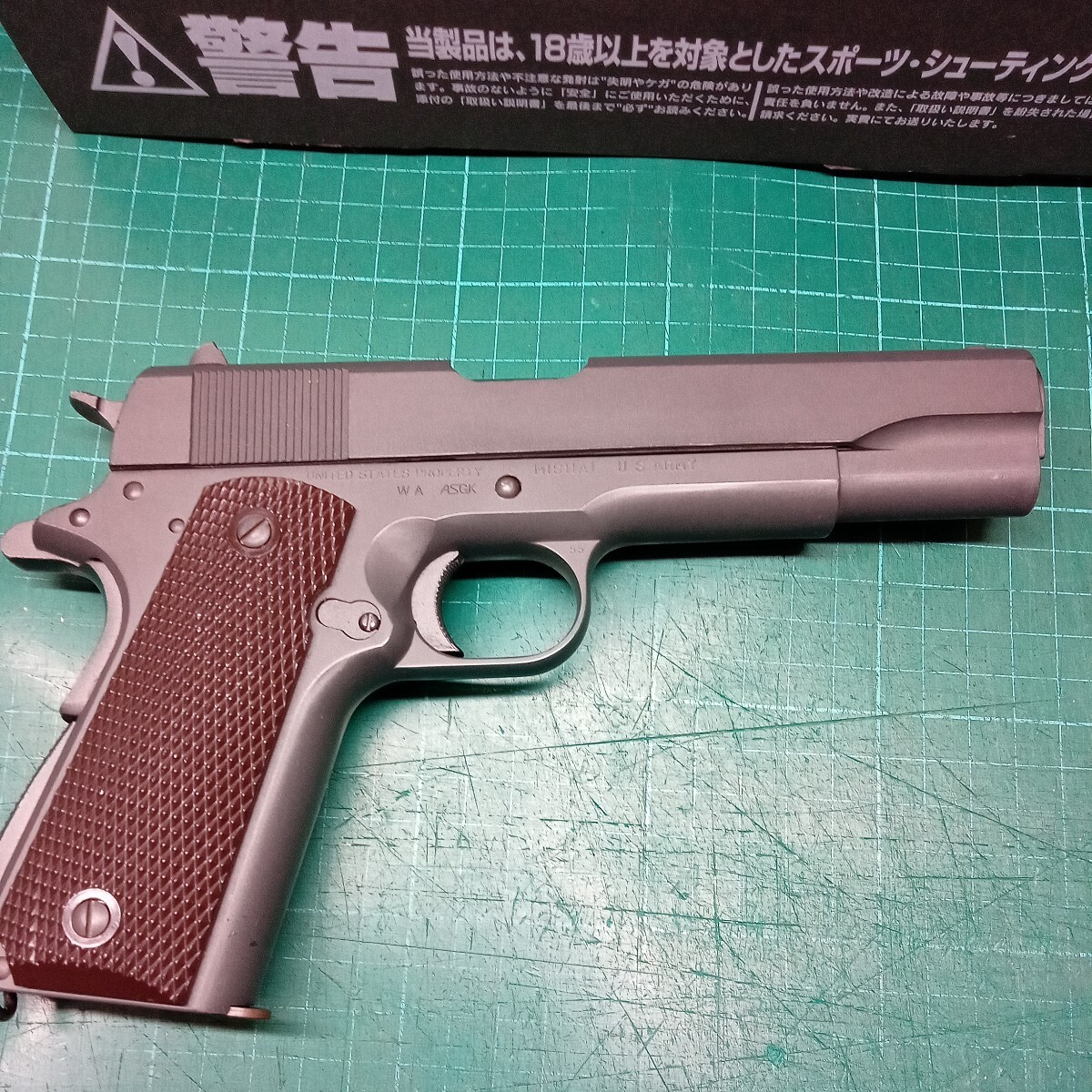 難有り　ガス漏れ有り　WA U.S,M1911A1ガバメント　ミリタリーモデル　ミリガバ　　 45.ACP 　ガスブローバック　ウェスタンアームズ_画像3