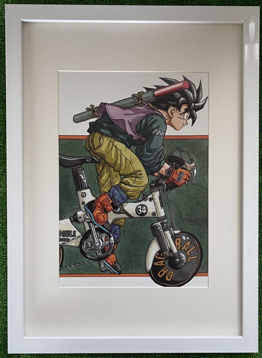 激レア】額装品 ドラゴンボール イラストD 鳥山明 DRAGONBALL 検 激レア】額装品 ドラゴンボール イラストD 鳥山明 DRAGONBALL 検