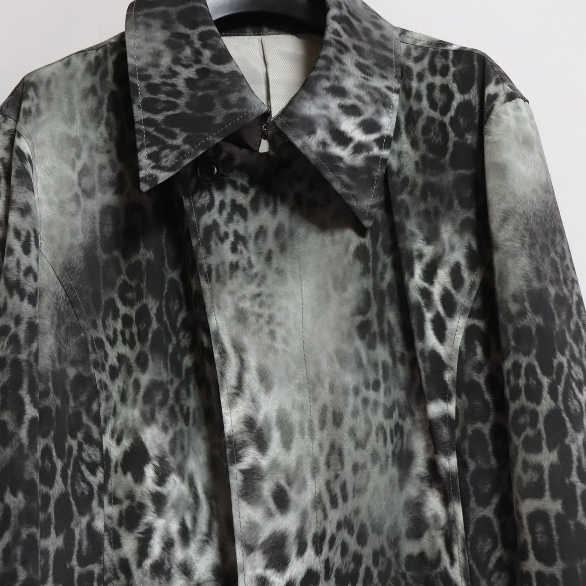 名作【tornado mart トルネードマート】leopard trench coat jacket/y2k jpn VINTAGE/トレンチコート/コート アニマル_画像6