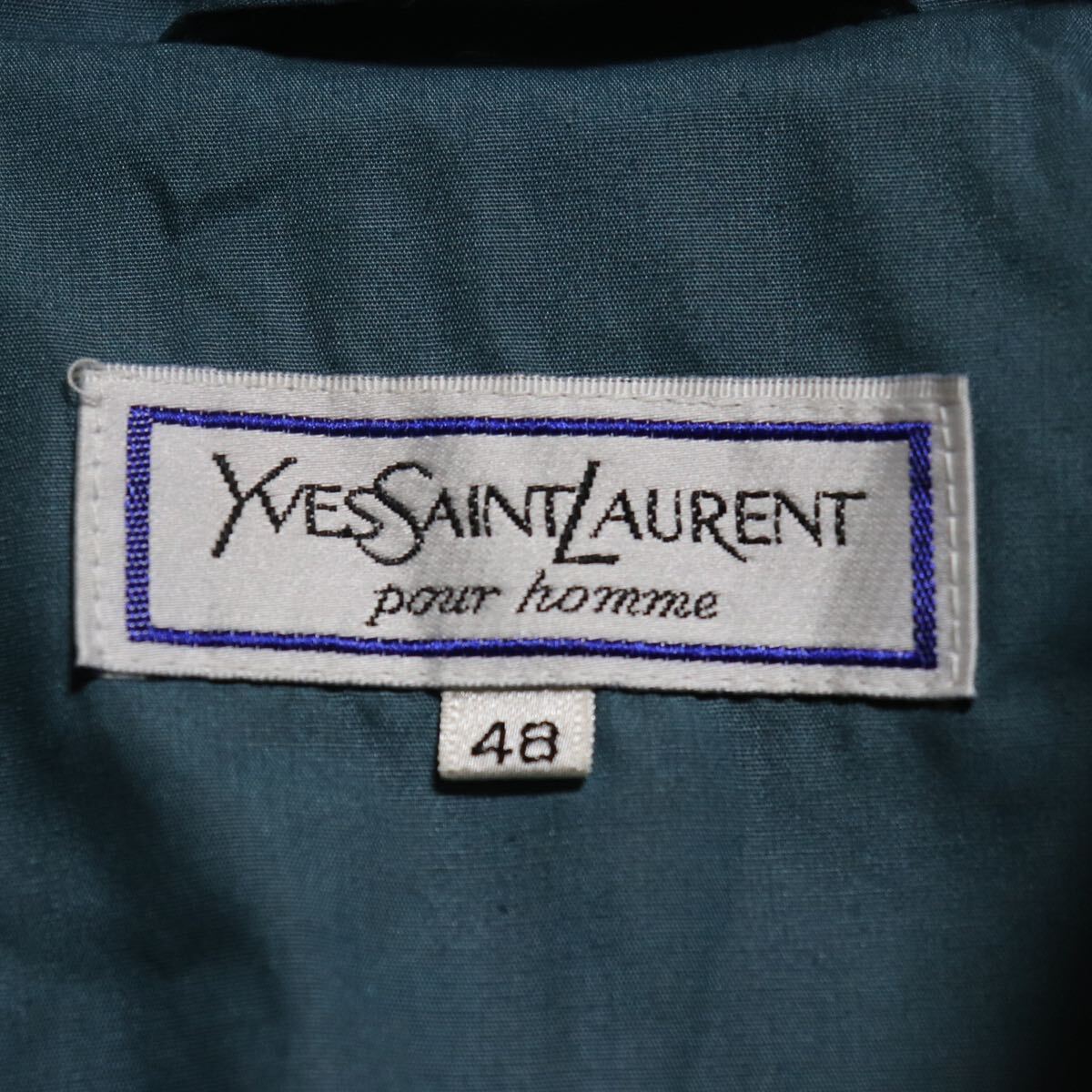 希少【Yves Saint Laurent Pour Homme】vintage ビッグシルエット/トレンチコート/ジャケット コート/イヴ・サンローラン_画像8