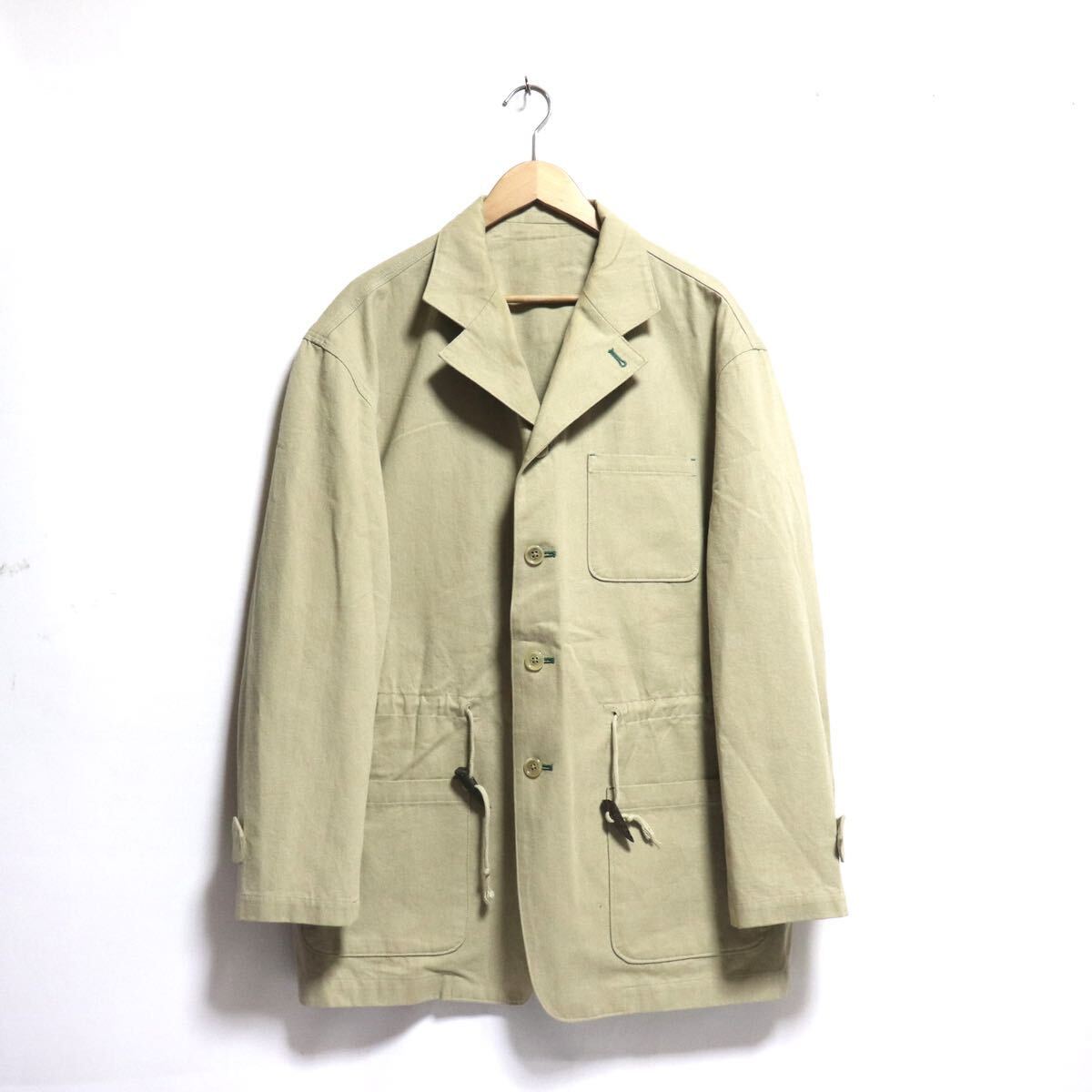 希少【Y's for men Yohji Yamamoto ワイズ ヨウジヤマモト】vintage/グリーンステッチ/ジャケット ドグル/テーラードジャケット/東立縫製所_画像1