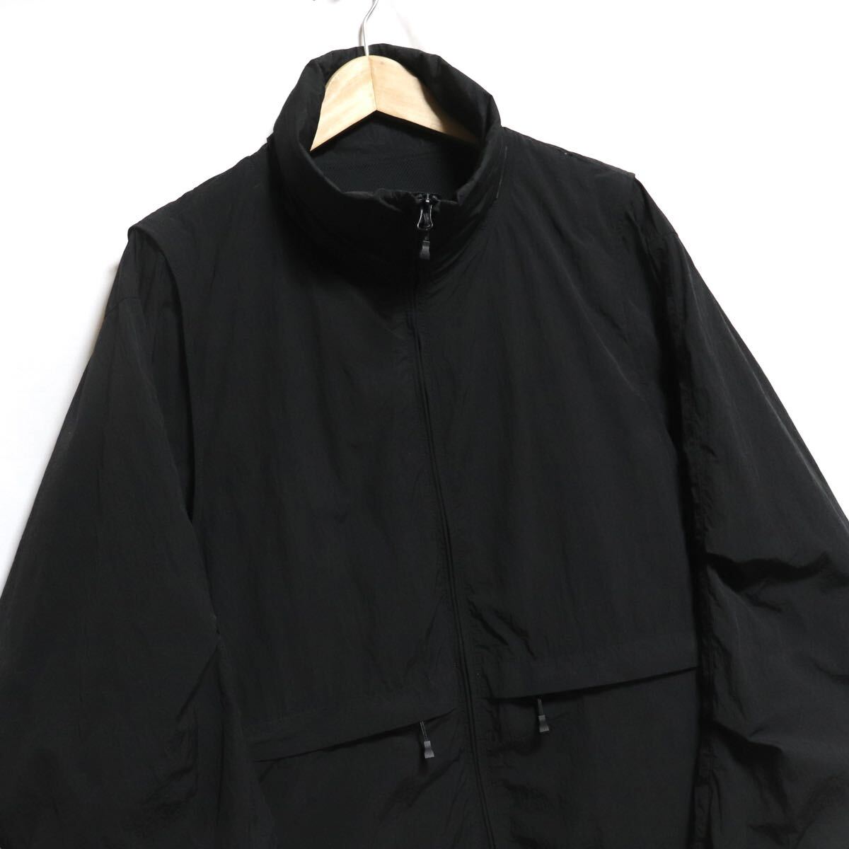 希少【DAIWA PIER 39 ダイワ】BJ-31023 TECH 2WAY WINDBREAKER JACKET/ナイロンジャケット/ジャケット ブルゾン_画像3