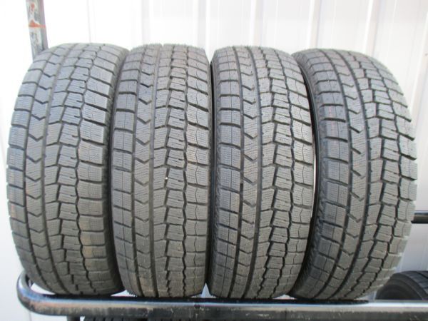 ★☆195/65R15 91Q ダンロップ WINTER MAXX WM02 スタッドレス 2019年製 4本 送料込 T37450227☆★インボイス領収書発行可能_画像1