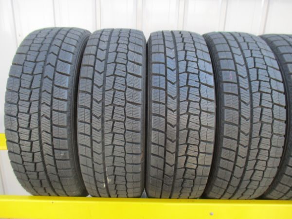 ★☆185/60R15 84Q ダンロップ WINTER MAXX WM02 スタッドレス 4本 送料込 T37930304☆★インボイス領収書発行可能_画像1