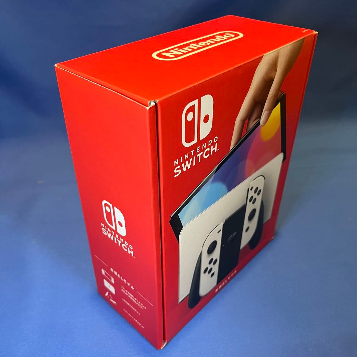 【新品未使用】Nintendo Switch 有機ELモデル Joy-Con(L)/(R) ホワイト + ガラスフィルム付き
